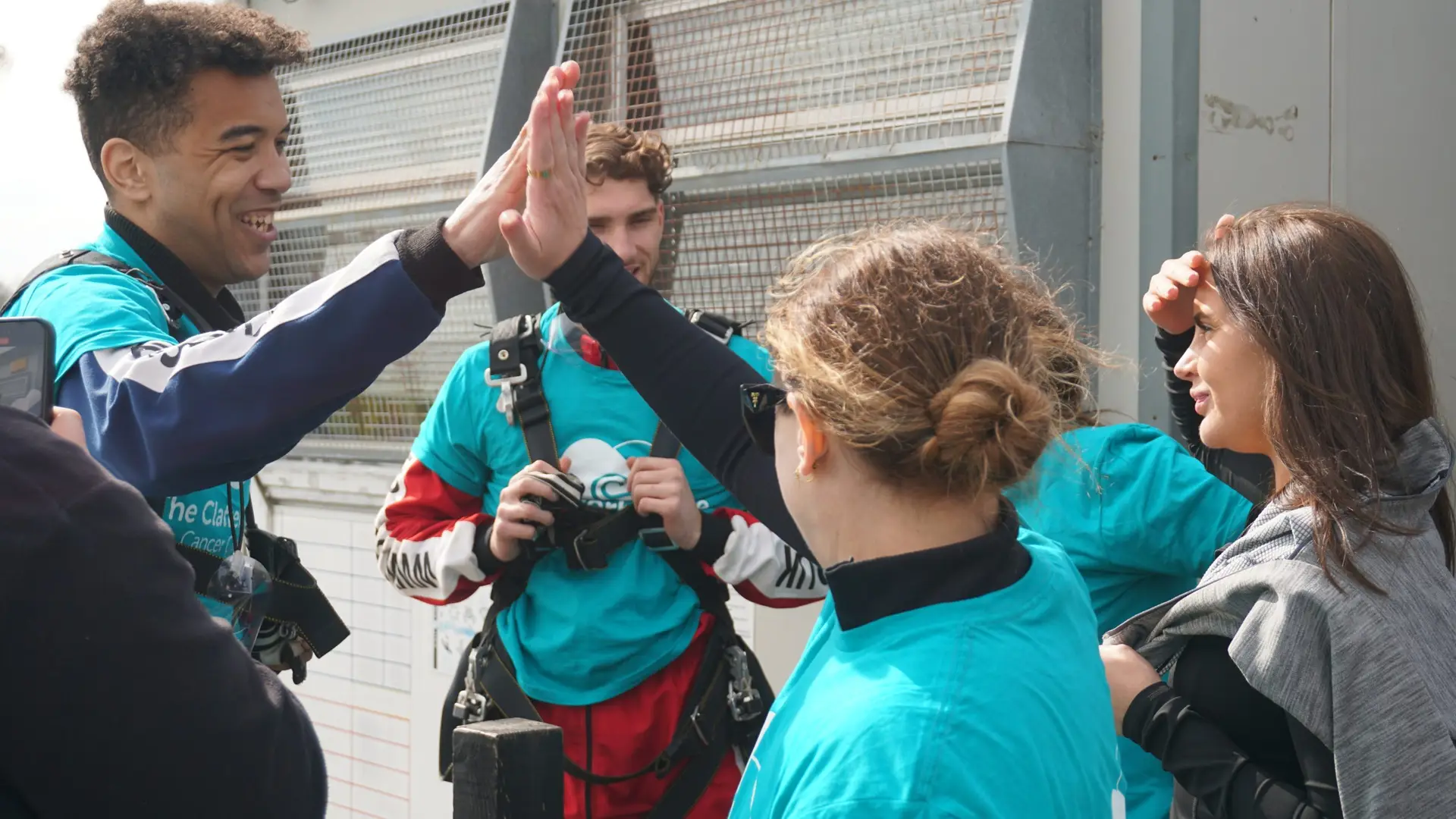 Zac - High Five group after skydive